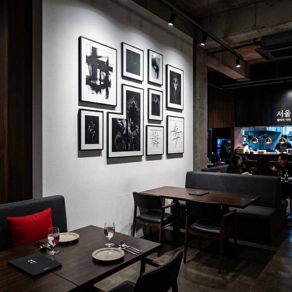 Contemporary Art Gallery Wall